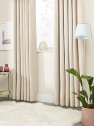 John Lewis Boucle Pair Blackout/Thermal Lined Eyelet Curtains - thumbnail 3