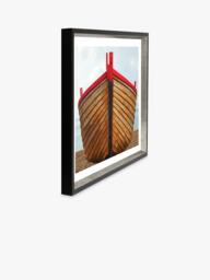 Brookpace Lascelles 'Fishing Boat' Framed Print, 76 x 66cm, Natural - thumbnail 3