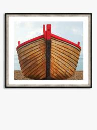 Brookpace Lascelles 'Fishing Boat' Framed Print, 76 x 66cm, Natural - thumbnail 1