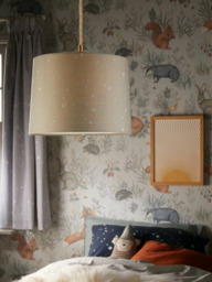 John Lewis Stardust Pencil Pleat Blackout Children's Curtains - thumbnail 6