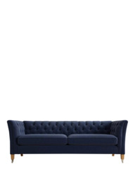 Laura Ashley Chatsworth Grand 4 Seater Sofa, Oak Leg - thumbnail 3