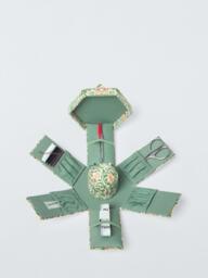 John Lewis William Morris Emery Walker's House Victorian Sewing Box, Green - thumbnail 2