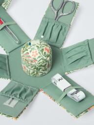 John Lewis William Morris Emery Walker's House Victorian Sewing Box, Green - thumbnail 3