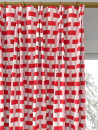 Harlequin x Sophie Robinson Basket Weave Made to Measure Curtains or Roman Blind, Coral/Rose - thumbnail 4