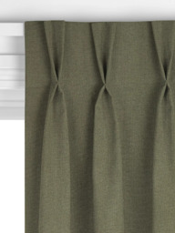 John Lewis Recycled Linen Made to Measure Curtains or Roman Blind, Avocado - thumbnail 5