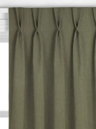 John Lewis Recycled Linen Made to Measure Curtains or Roman Blind, Avocado - thumbnail 4