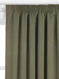 John Lewis Recycled Linen Made to Measure Curtains or Roman Blind, Avocado - thumbnail 2