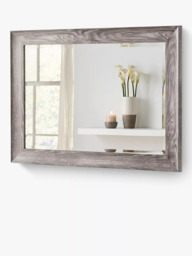 Yearn Wood-Effect Rectangular Wall Mirror - thumbnail 2