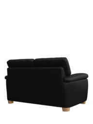John Lewis Camden Small 2 Seater Leather Sofa, Light Leg - thumbnail 4