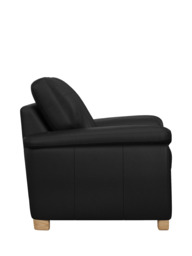 John Lewis Camden Small 2 Seater Leather Sofa, Light Leg - thumbnail 3