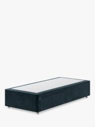 Hypnos Non-Sprung Upholstered 2 Drawer Divan Base, Single