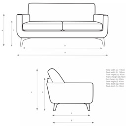 John Lewis Barbican Medium 2 Seater Sofa, Light Leg - thumbnail 2