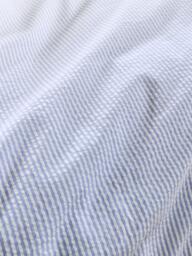 Christy Cotton Stripe Seersucker Duvet Cover Set - thumbnail 3