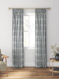William Morris At Home Brother Rabbit Woven Made to Measure Curtains or Roman Blind, River - thumbnail 3
