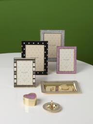 "kate spade new york Glitter Photo Frame, 5 x 7"" (13 x 18cm), Silver" - thumbnail 3