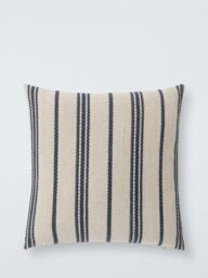 John Lewis Azzaro Raya Stripe Cushion, Natural - thumbnail 1