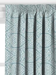 John Lewis Vivianna Made to Measure Curtains or Roman Blind, Blue - thumbnail 2