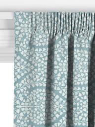 John Lewis Vivianna Made to Measure Curtains or Roman Blind, Blue - thumbnail 3