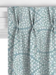 John Lewis Vivianna Made to Measure Curtains or Roman Blind, Blue - thumbnail 5