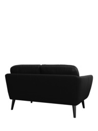 John Lewis Arlo Small 2 Seater Leather Sofa, Dark Leg - thumbnail 4