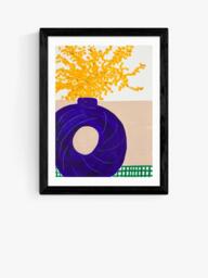 EAST END PRINTS Lucy Muss 'Mimosa Forever' Framed Print, 43.4 x 33.4cm
