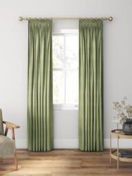William Morris At Home Bird & Anemone Made to Measure Curtains or Roman Blind, Moss - thumbnail 3