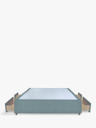 John Lewis Non-Sprung Upholstered Continental 2+2 Drawer Divan Base, Double - thumbnail 4
