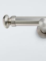 John Lewis Fixed Eyelet Metal Curtain Pole Kit with Small Cap Finial, Dia.28mm - thumbnail 4