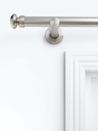 John Lewis Fixed Eyelet Metal Curtain Pole Kit with Small Cap Finial, Dia.28mm - thumbnail 2