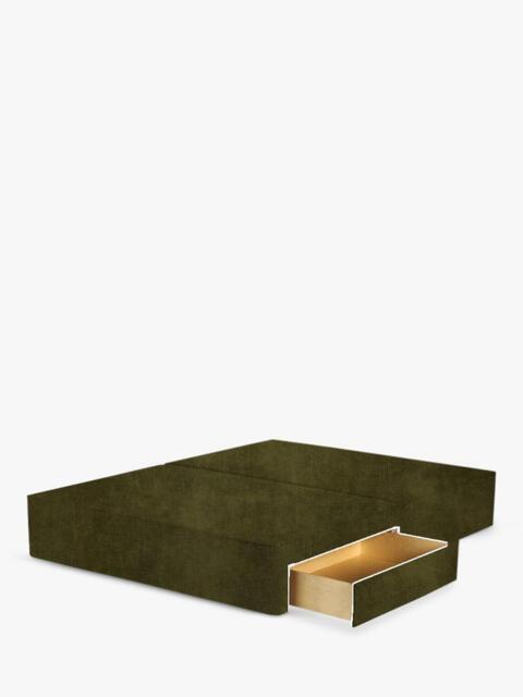 John Lewis Pocket Sprung Upholstered 2 Drawer Divan Base, Double