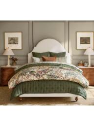 Pottery Barn Sommerville Upholstered Bed Frame, Ivory - thumbnail 2