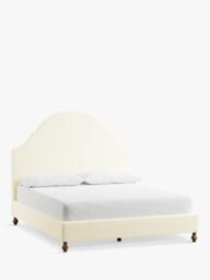 Pottery Barn Sommerville Upholstered Bed Frame, Ivory - thumbnail 1
