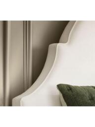 Pottery Barn Sommerville Upholstered Bed Frame, Ivory - thumbnail 4