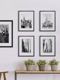 Brookpace Lascelles 'Empire State Building' New York Framed Print & Mount, 55 x 45cm, Black/White - thumbnail 2