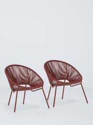 John Lewis Salsa Garden Chair, Set of 2