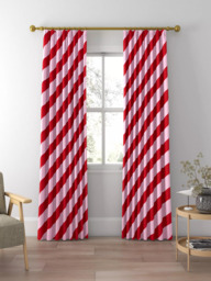 Harlequin x Sophie Robinson Paper Straw Made to Measure Curtains or Roman Blind, Ruby/Rose - thumbnail 3