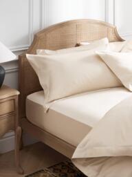 John Lewis Egyptian Cotton Sateen 600 Thread Count Fitted Sheet - thumbnail 2