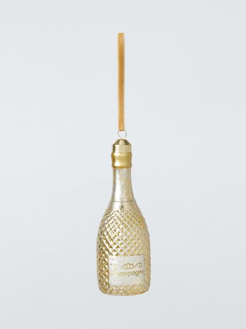 John Lewis The Connoisseur Champagne Bottle Bauble, Gold - image 1