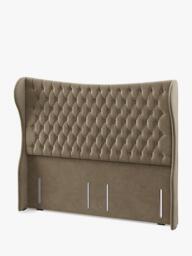 Hypnos Elizabeth Extra Wide Upholstered Headboard, Super King Size - thumbnail 2