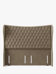 Hypnos Elizabeth Extra Wide Upholstered Headboard, Super King Size - thumbnail 1