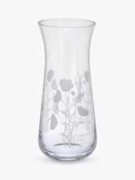Dartington Crystal Bloom Poppy Vase, H18cm, Clear - thumbnail 1