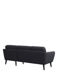 John Lewis Arlo RHF Chaise Leather Sofa, Dark Leg - thumbnail 4