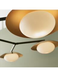 Bay Lighting Rajka 6 Arm Ceiling Light, Bronze - thumbnail 6