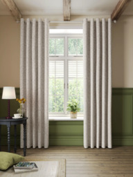 John Lewis Hidcote Weave Pair Lined Eyelet Curtains - thumbnail 2
