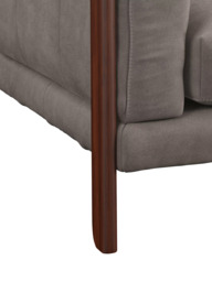 John Lewis Nest Medium 2 Seater Leather Sofa, Dark Leg - thumbnail 6