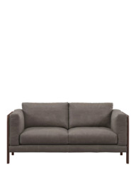 John Lewis Nest Medium 2 Seater Leather Sofa, Dark Leg - thumbnail 4