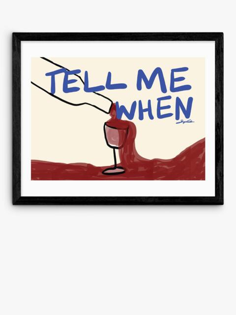 EAST END PRINTS Stephie Cardona 'Tell Me When' Framed Print, 43.4 x 53.4cm, Black - image 1
