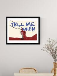 EAST END PRINTS Stephie Cardona 'Tell Me When' Framed Print, 43.4 x 53.4cm, Black - thumbnail 2