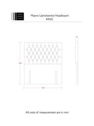 John Lewis Maeve Full Depth Upholstered Headboard, King Size - thumbnail 4