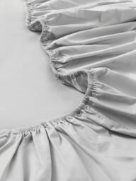 John Lewis Egyptian Cotton Percale Easy Care 260 Thread Count Fitted Sheet - thumbnail 3